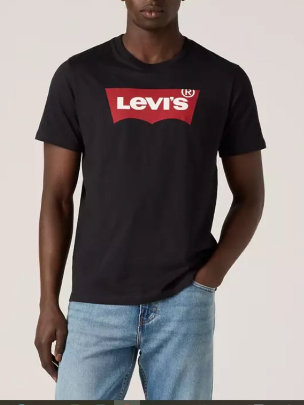 Levi's® Men's Size L Standard Fit Levi's® Logo Classic T-shirt 100% Cotton